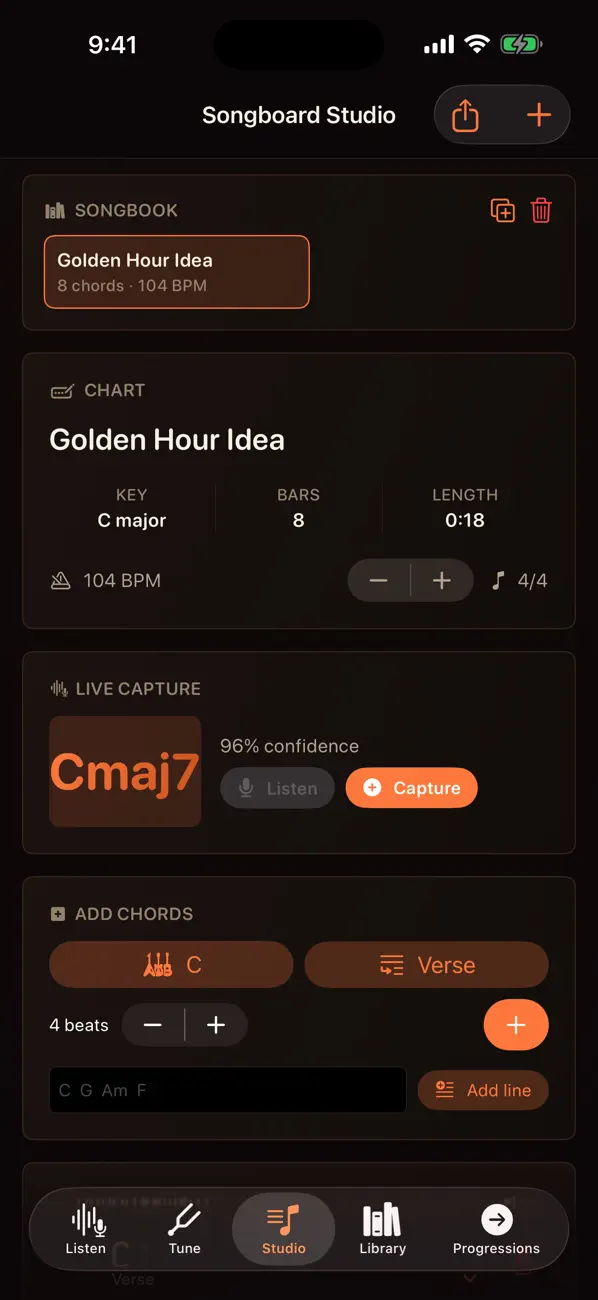 Screenshot #2 pour Chordpeek