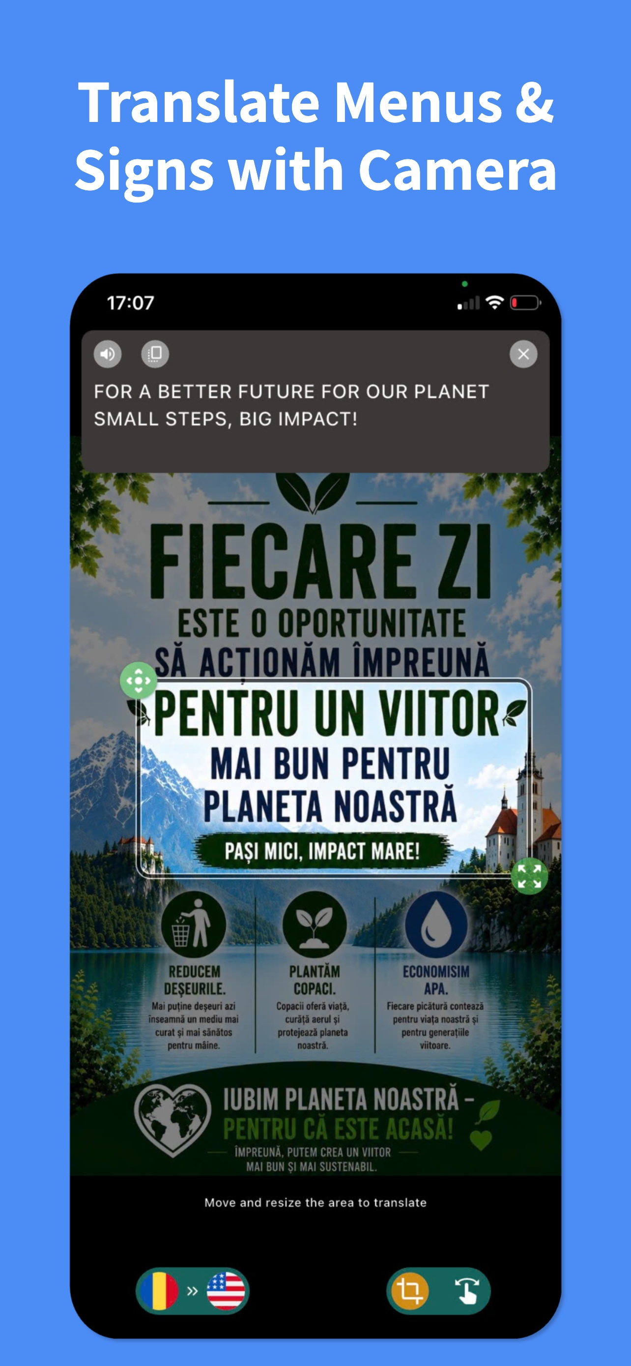 Romanian Translator: Voice + screenshot 3