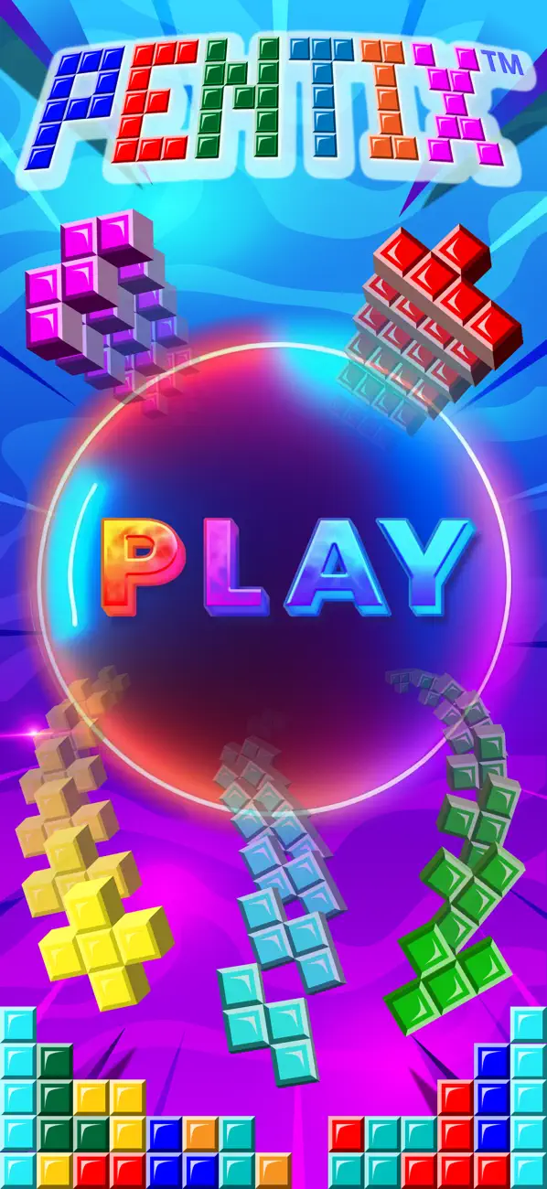 Screenshot #1 pour Pentix Nova - Falling Blocks