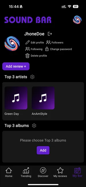Sound Bar | Rate your Music screenshot 3