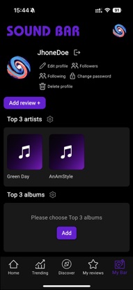 Sound Bar | Rate your Music screenshot 3