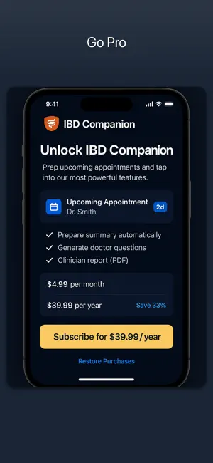 IBD Companion: Gut Log screenshot 4