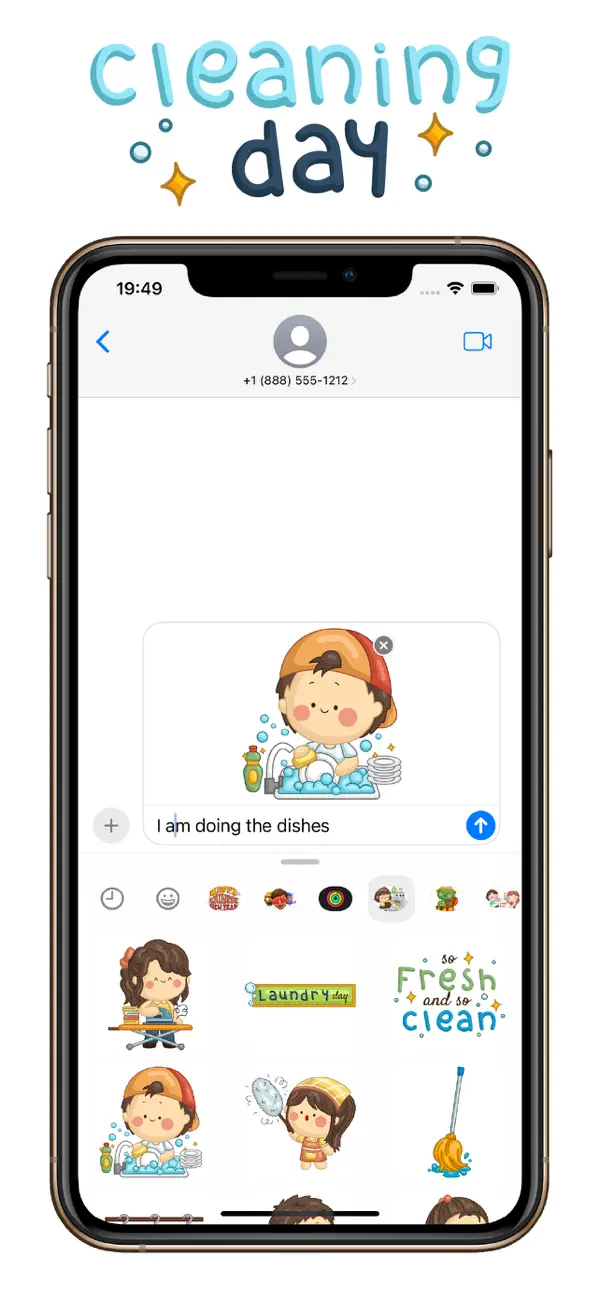 Screenshot #3 pour Daily Chores Sticker