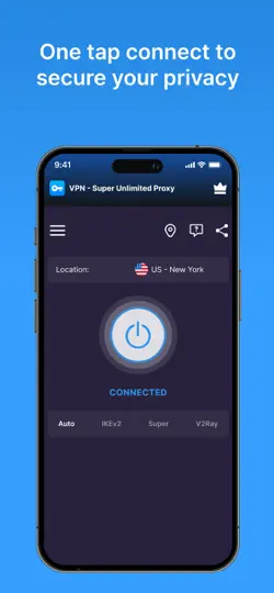 VPN - Super Unlimited Proxy ™ iPhone Ekran Görüntüsü 3