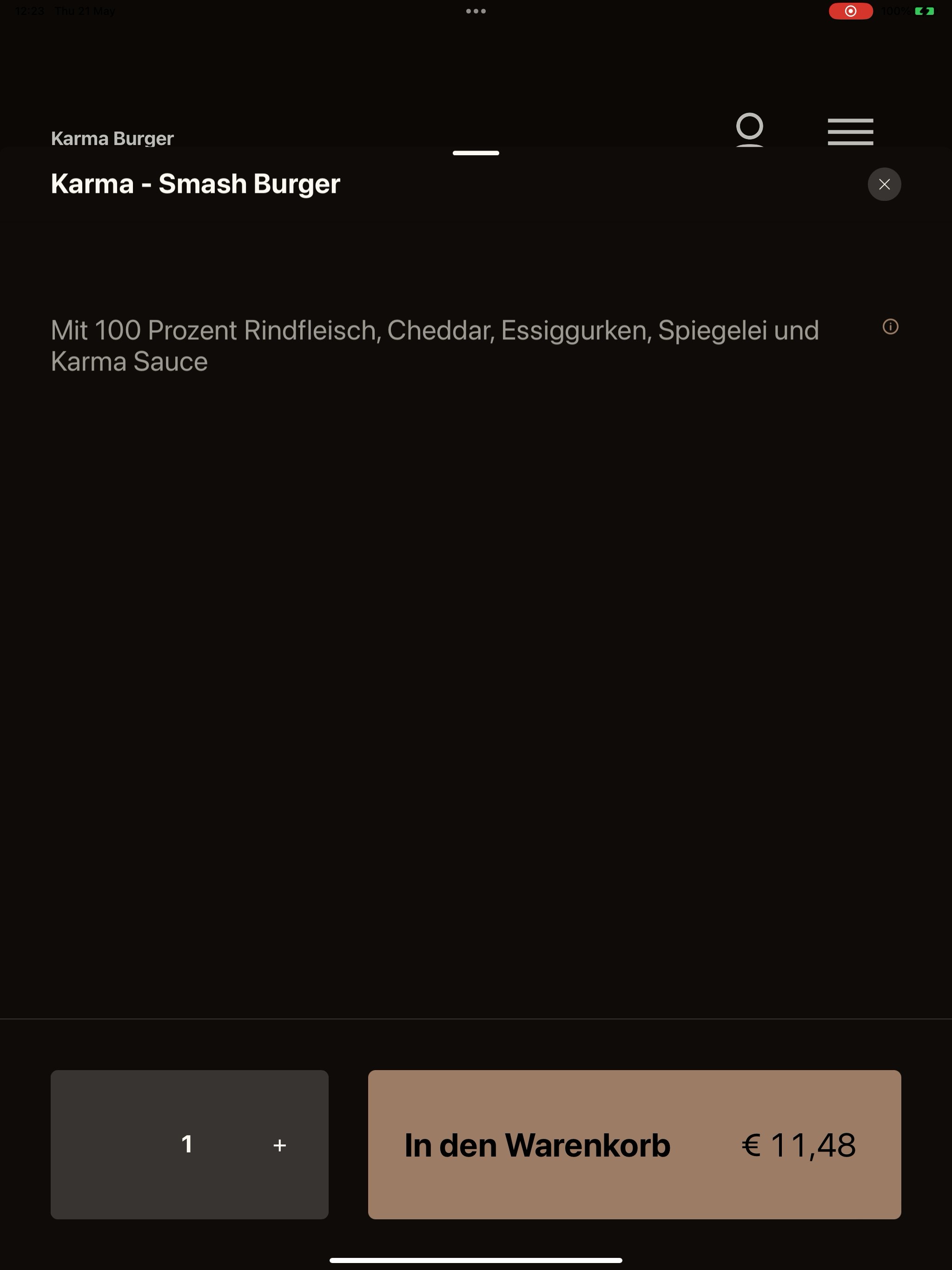 Karma Burger
