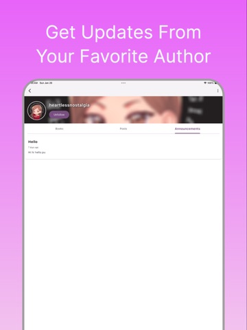 Haloreads iPad screenshot