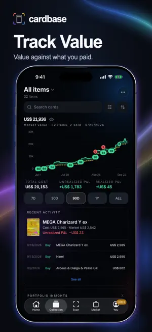 Cardbase: Card Scanner & Price screenshot 3