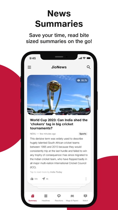 JioNews - News & Coupons Screenshot