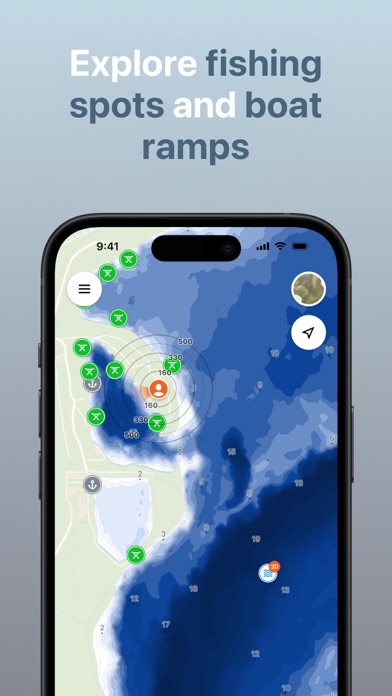 Fish Deeper - Fishing App Screenshot