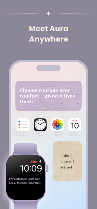 Aura Affirmation: Live Widget Screenshot 2 of 6