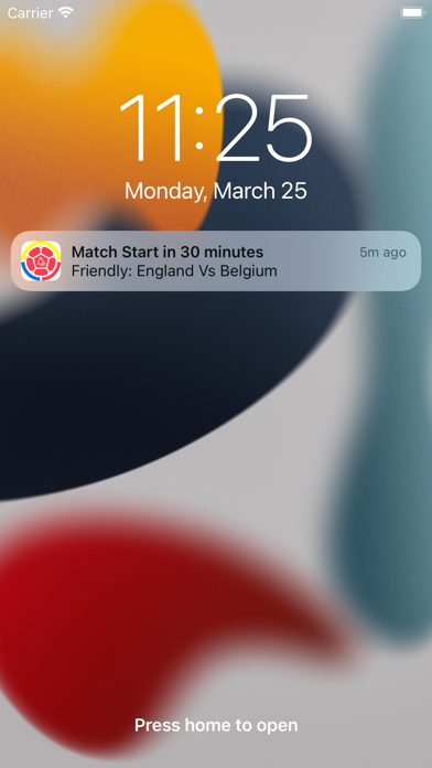 Soccer Reminder & Countdown Screenshot
