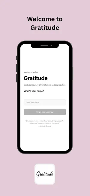 Gratitude Mini - Journal screenshot 1