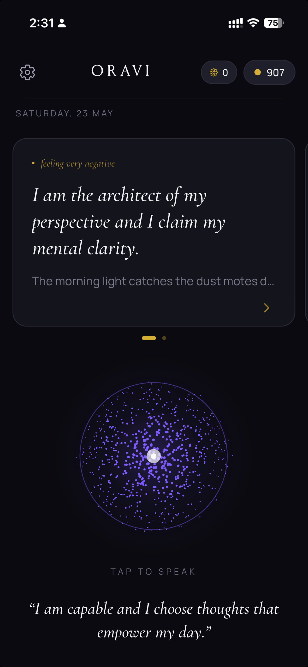 Oravi: Manifest & Affirm screenshot 2