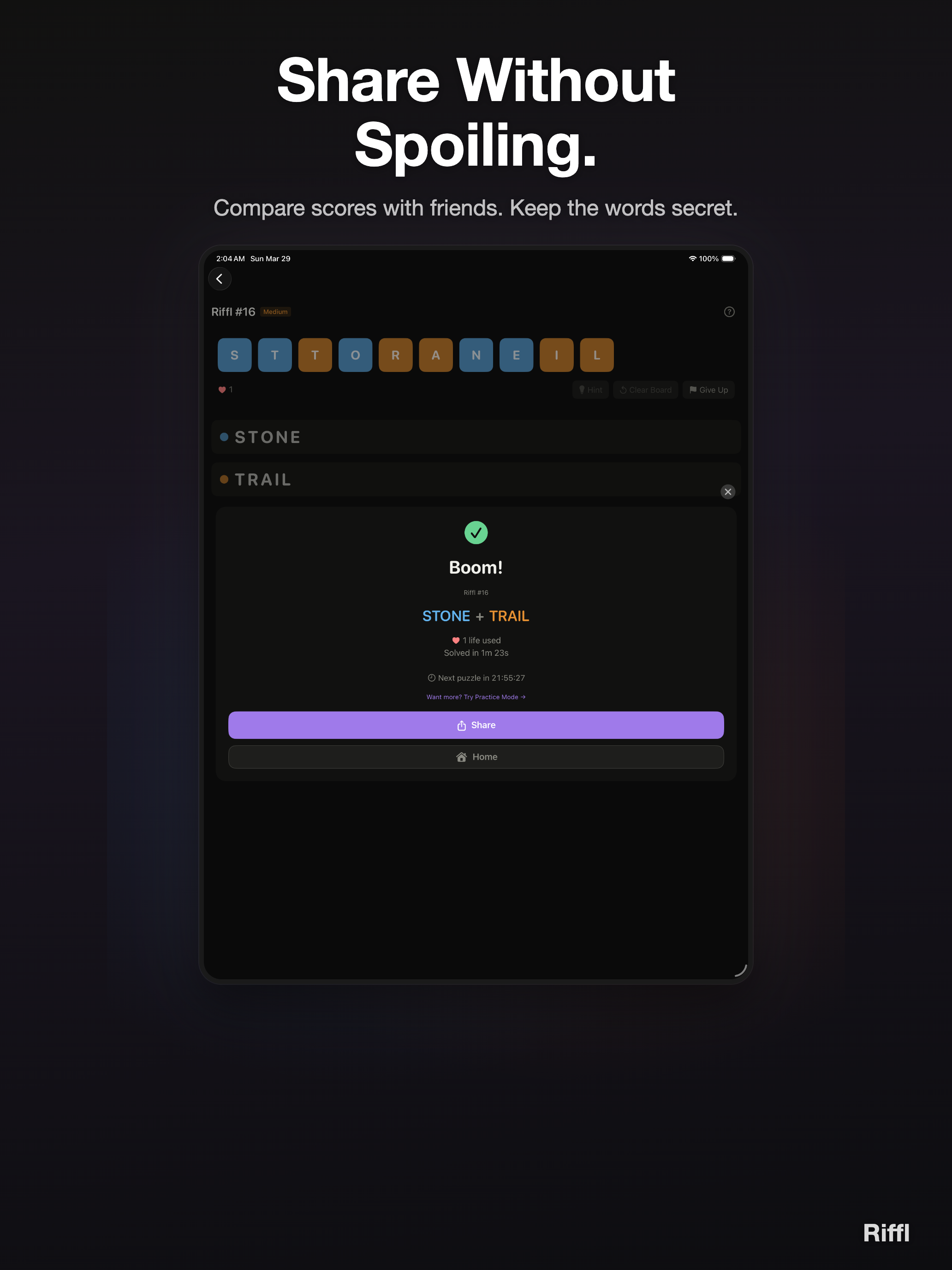 Riffl - Word Puzzle