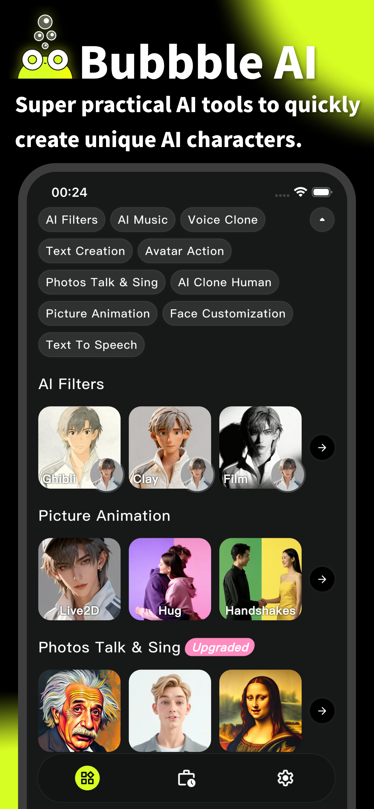 Bubbble AI:Make AI Character