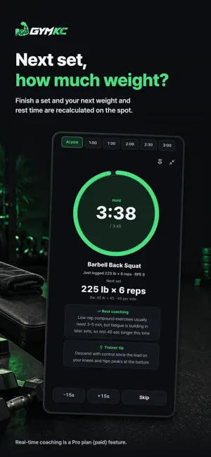 GYMKC - AI Gym Workout Coach screenshot 1