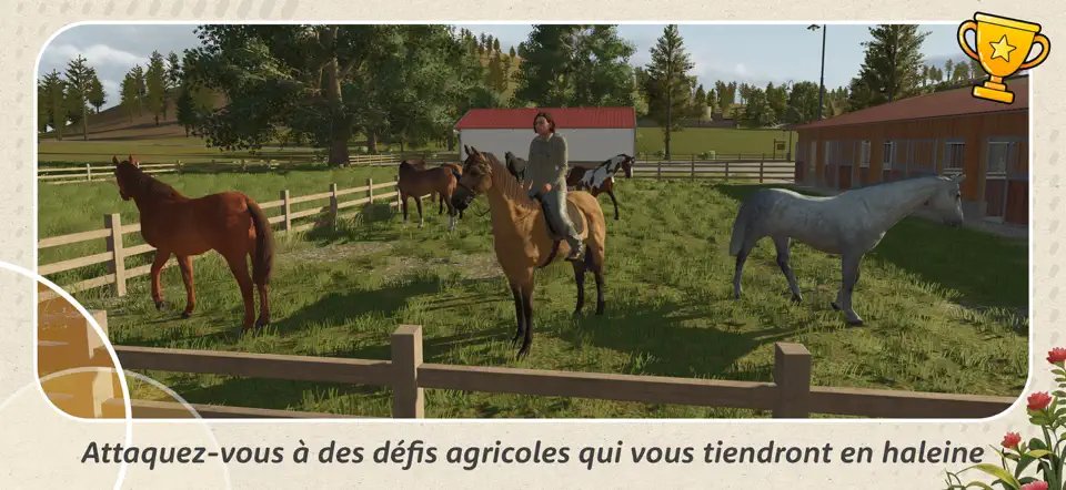 Capture d'écran de Farming Simulator 26 Mobile sur iPhone 1