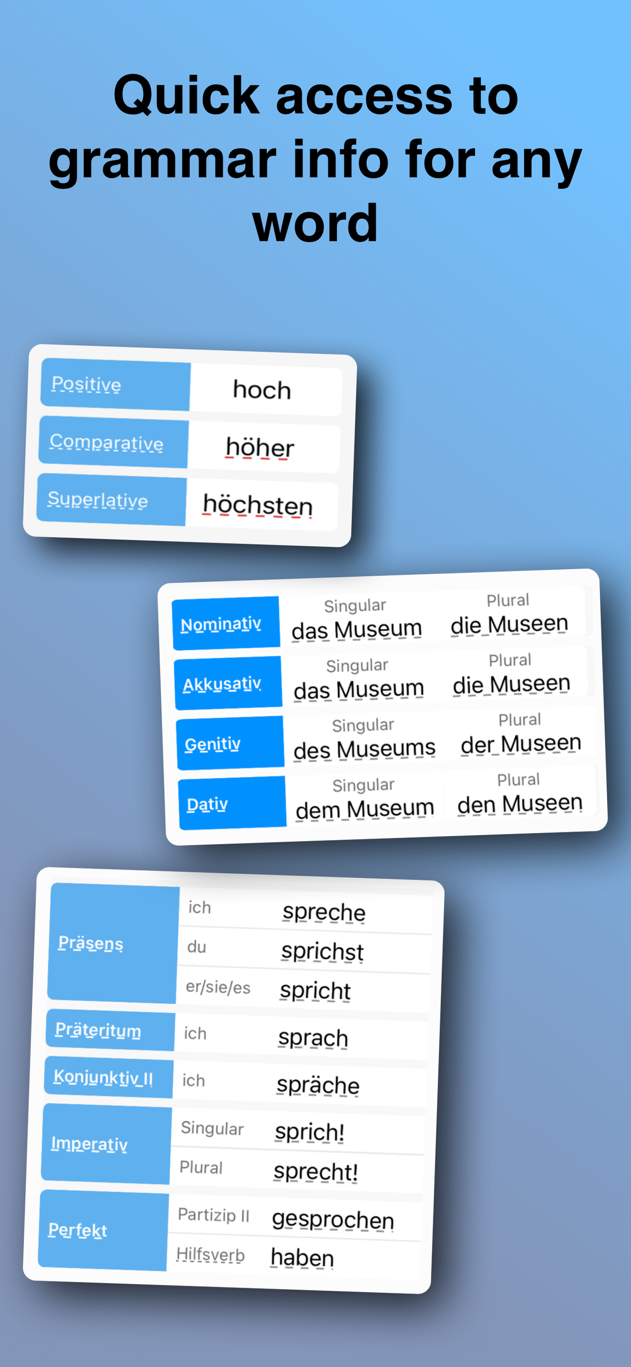Alexandria German Flashcards screenshot 3