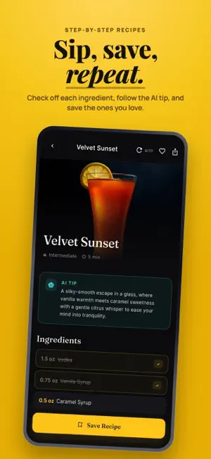 MixMind: Cocktail & Mocktail screenshot 4