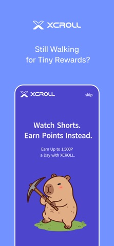 XCROLL: Watch Shorts & Earn iPhone screenshot