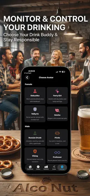 Alco Nut BAC & Alcohol Tracker screenshot 4