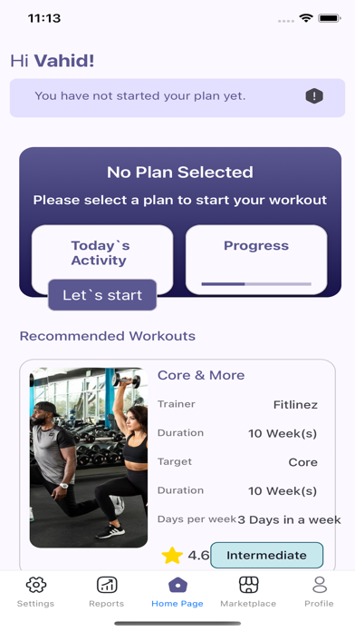 Fitlinez: AI-Powered Fitness Screenshot
