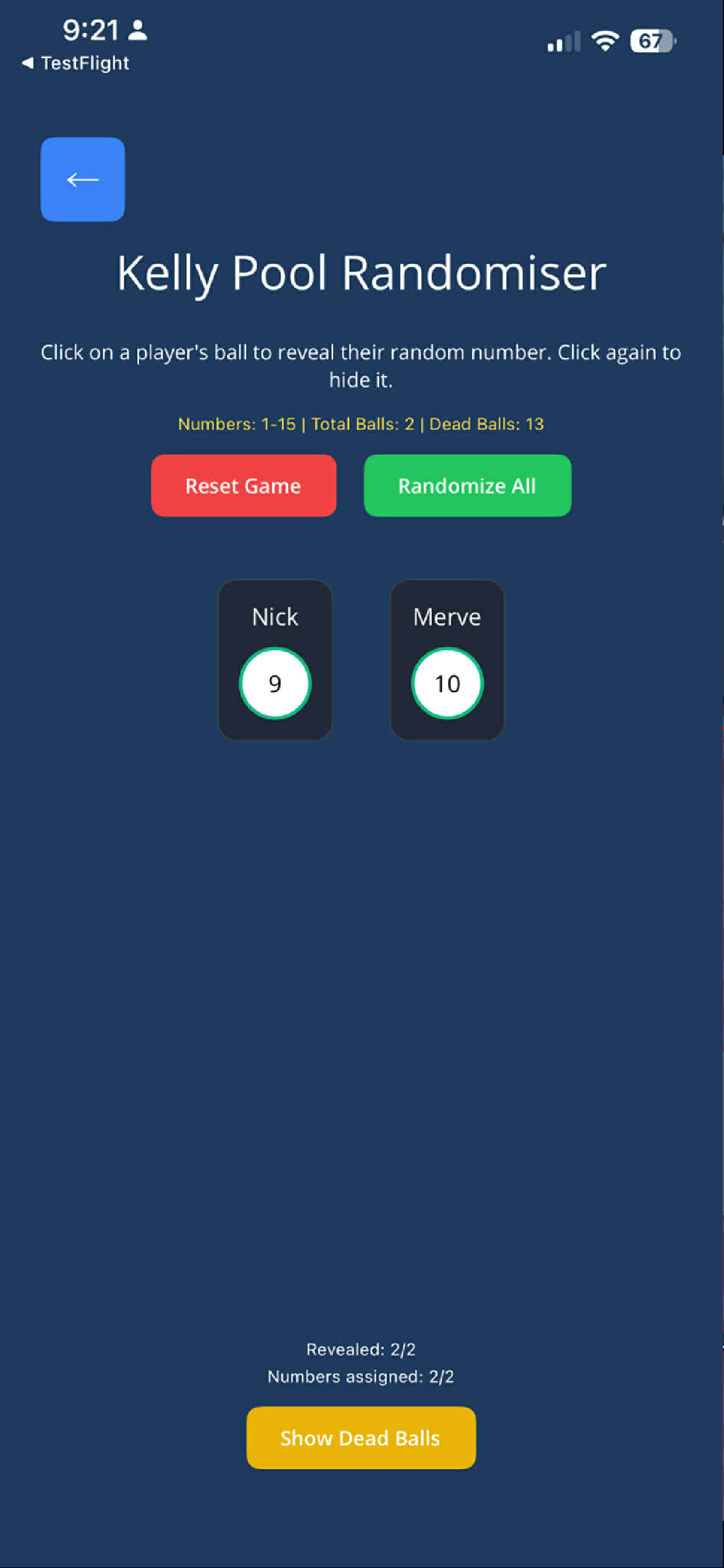 Kellypool Randomiser