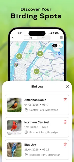 Bird Sounds Identifier Call ID iPhone screenshot 5