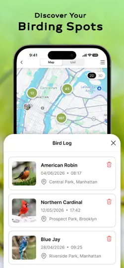 Bird Identifier Fuglelyder ID iPhone-skjermbilde 5