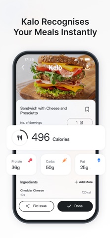 Kalo - AI Calorie Tracking iPhone screenshot