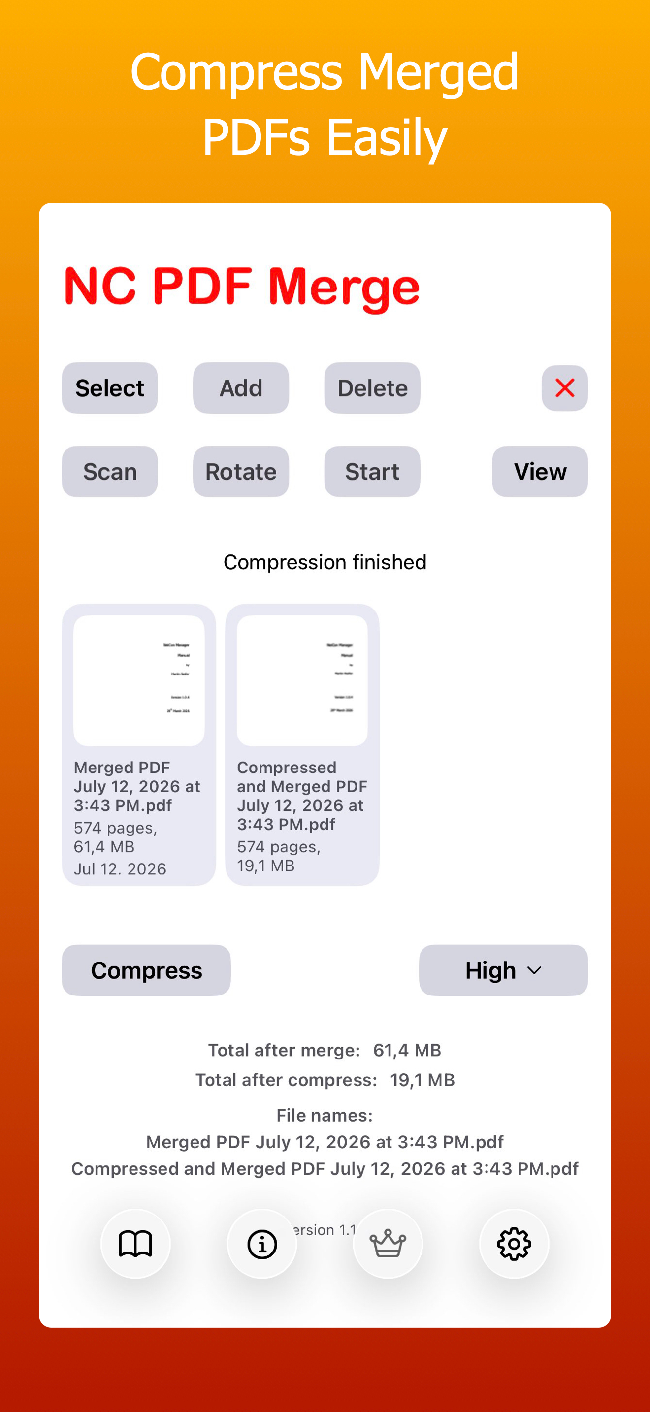 NC PDF Merge screenshot 9