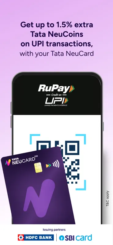 Tata Neu: UPI, Cards, Rewards screenshot 7 of 9