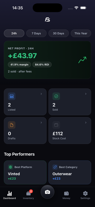 Resell Tracker - FlipStack Screenshot 1 of 6