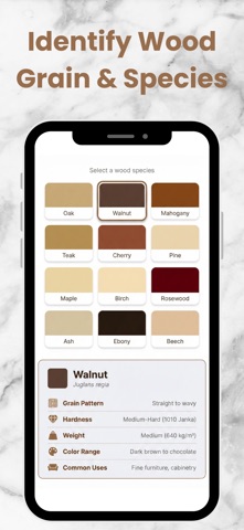 Furniture & Wood Identifier iPhone screenshot