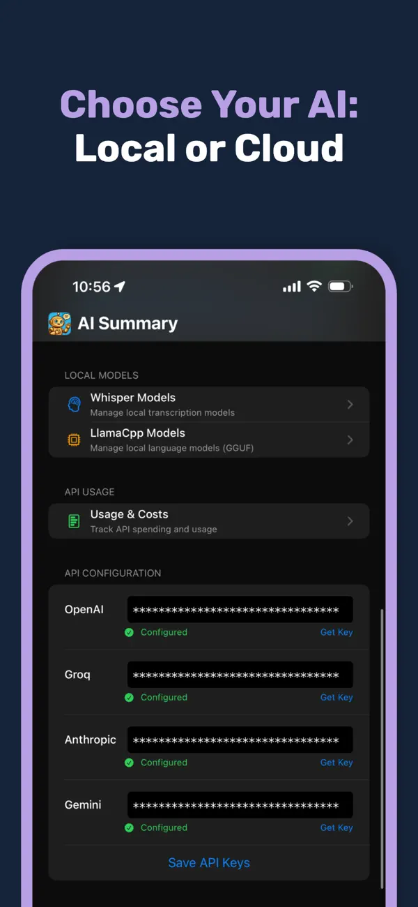 #5. AI Transcribe & Summary (iOS) By: Alpine Cloud Solutions