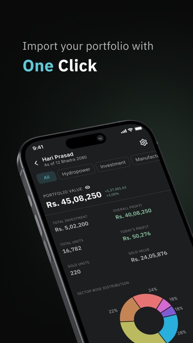 Stockinerary Screenshot