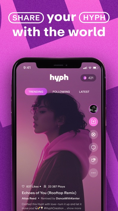 Hyph - Remix, Share, Earn Screenshot