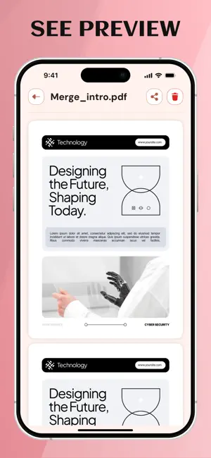 PDF Utility - Merge, Split PDF screenshot 4
