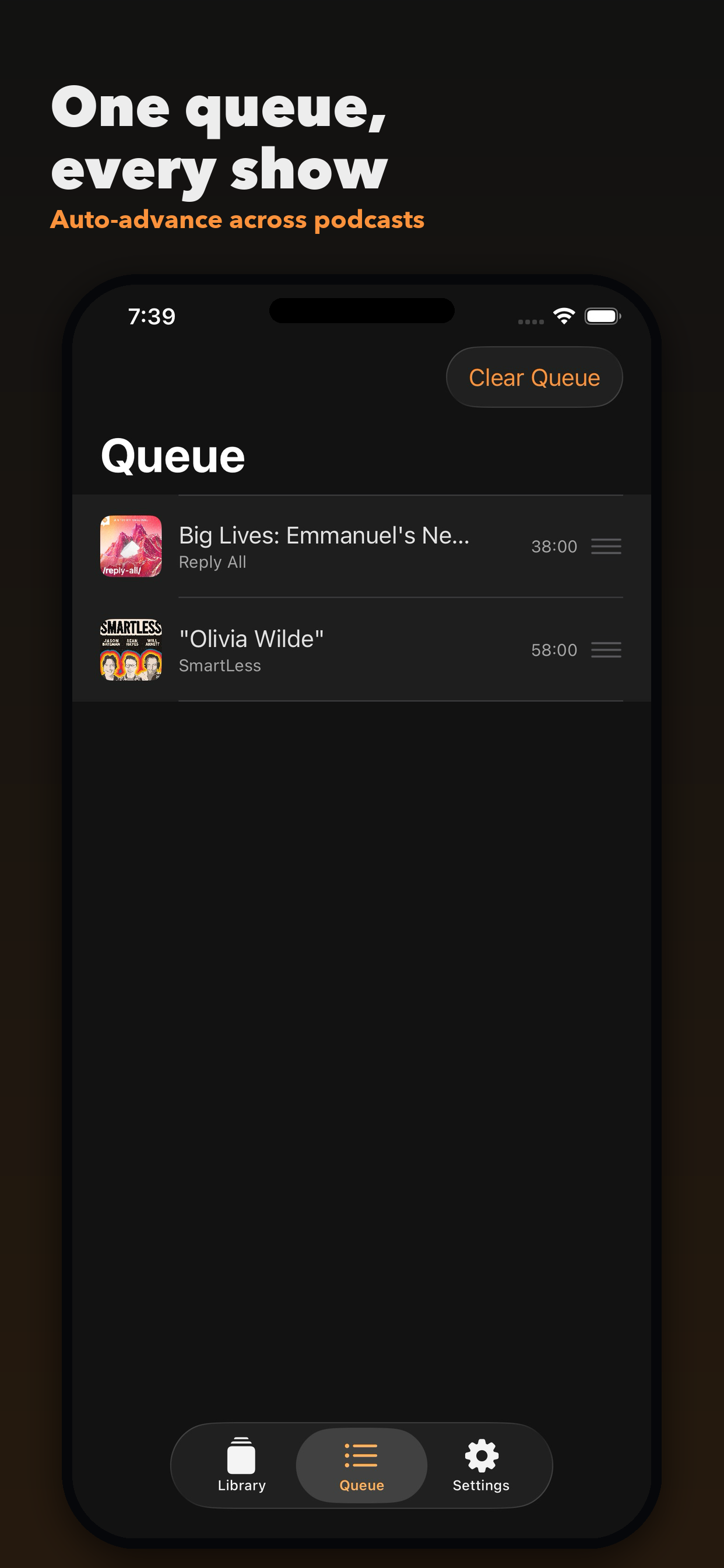 FeedCastX: Podcast Player screenshot 4