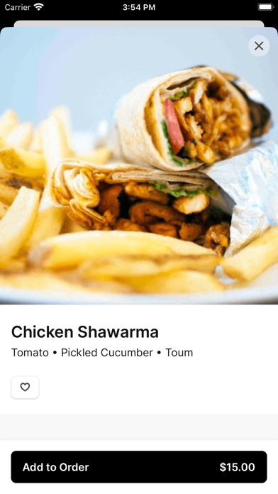 Byblos To Go iPhone screenshot 4 - Food & Drink app