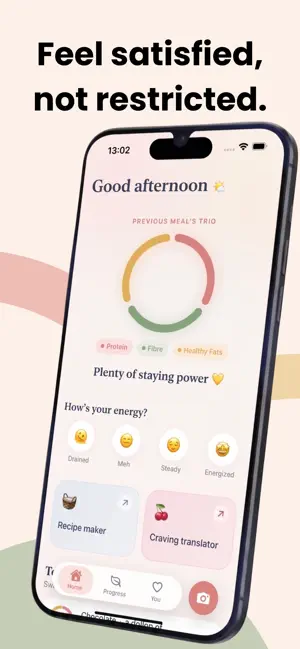 satisfed: Snap & Track Meals screenshot 1
