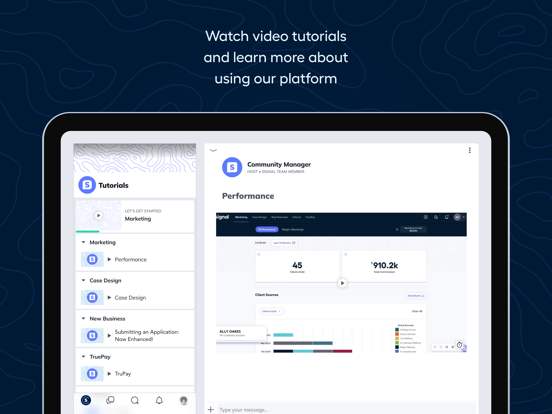 Signal Community iPad screenshot 3 - Social Networking app