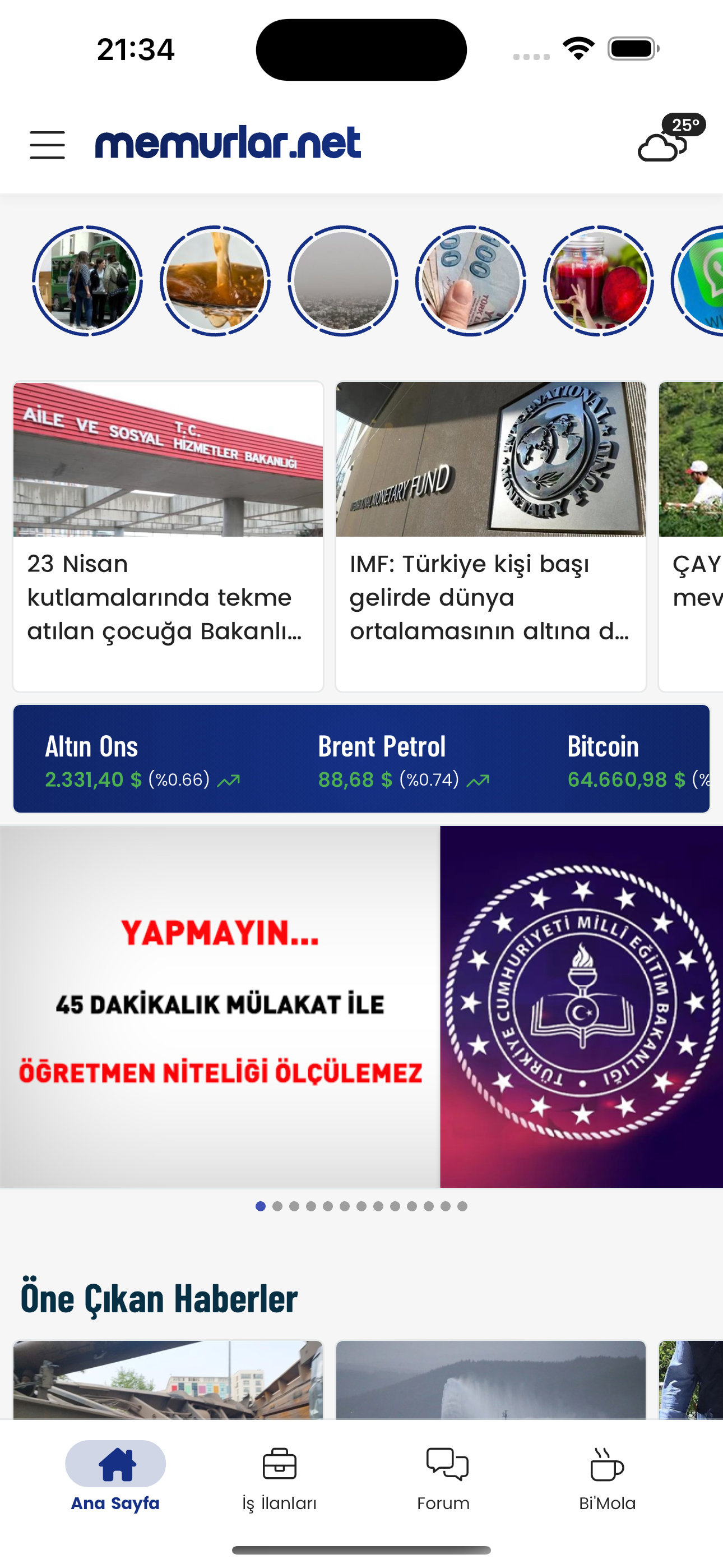 Memurlar.net: Maaş, Ilan, Kamu