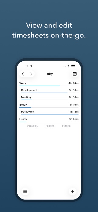 Daily – Work Hours Tracker Screenshot 1 of 5
