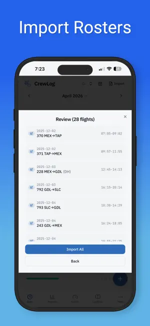 CrewLog MX screenshot 3