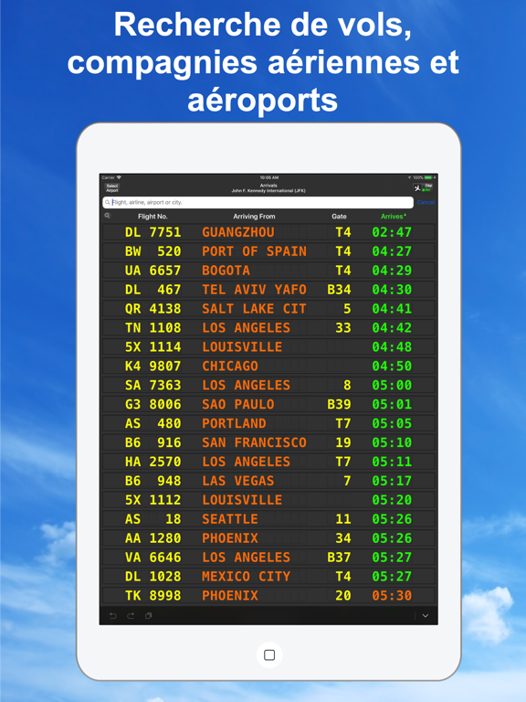 Screenshot #6 pour Flight Board | Traqueur de vol