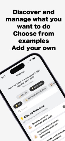 BucketNote Go — Goals & Habits iPhone screenshot