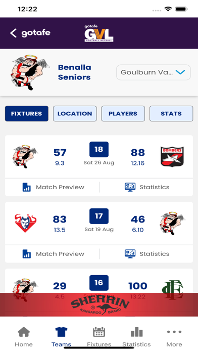 Geelong & District FNL Screenshot