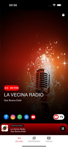 La Vecina Radio Screenshot 2 of 3