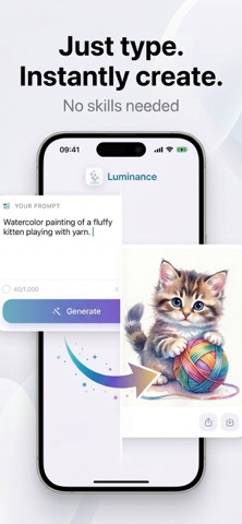 Luminance AI Image Gen Offline screenshot